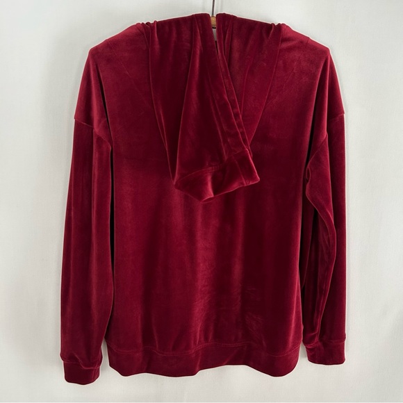 Loft ~SOFT Velour Pullover Hoodie in Small - Picture 6 of 11